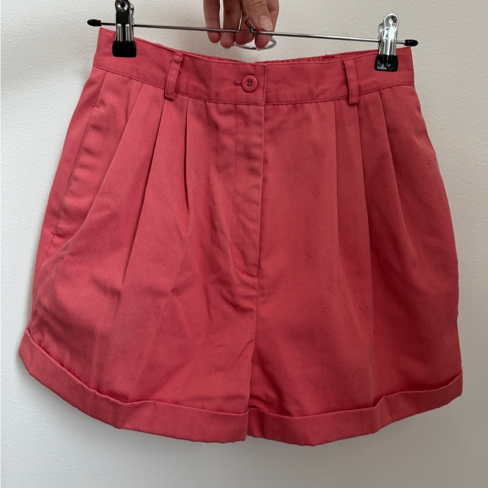 Gloria Vanderbilt Pink High Waist Shorts